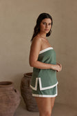 SAMPLE-Birdie Skort - Dusty Teal