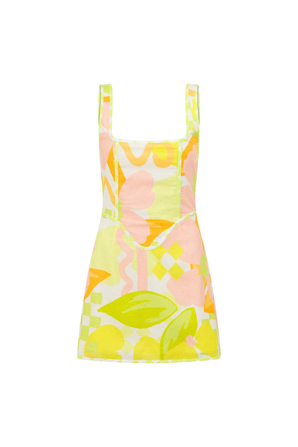 Tyler Dress - Checker Floral