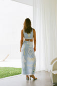 SAMPLE-Stalla Wrap Skirt - Ciao Blue
