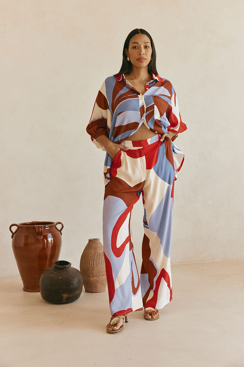 Dia Pants - Valley Red