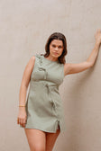 SAMPLE-Kapri Dress - Sage