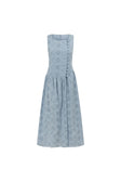 Odessa Dress - Blue Broderie
