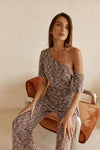 Michaela Top - Chocolate Marl