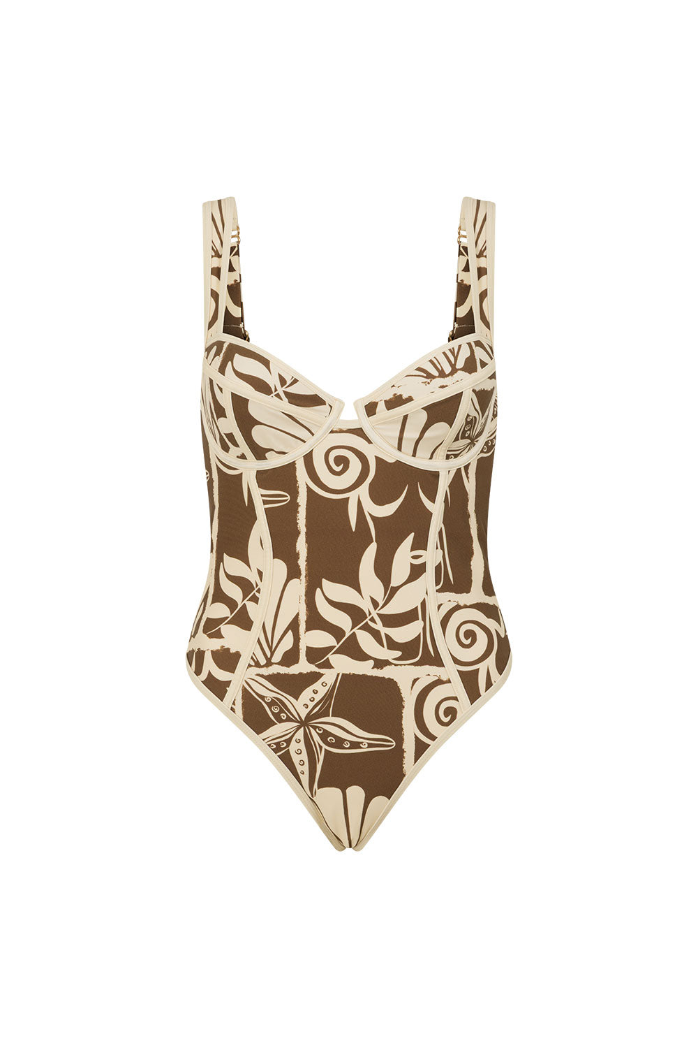 Marah One Piece - Painted Tiles