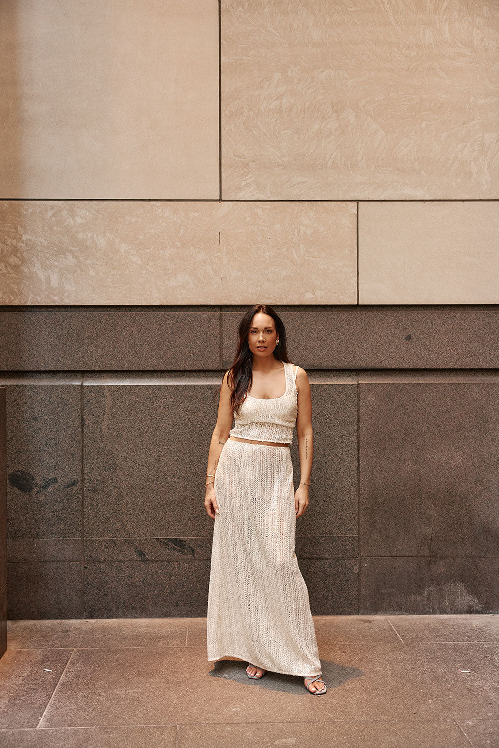 SAMPLE-Camille Skirt - Cream