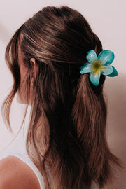 Frangipani Clip - Blue