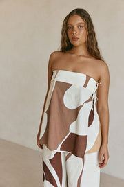 Monroe Top - Sable Floral