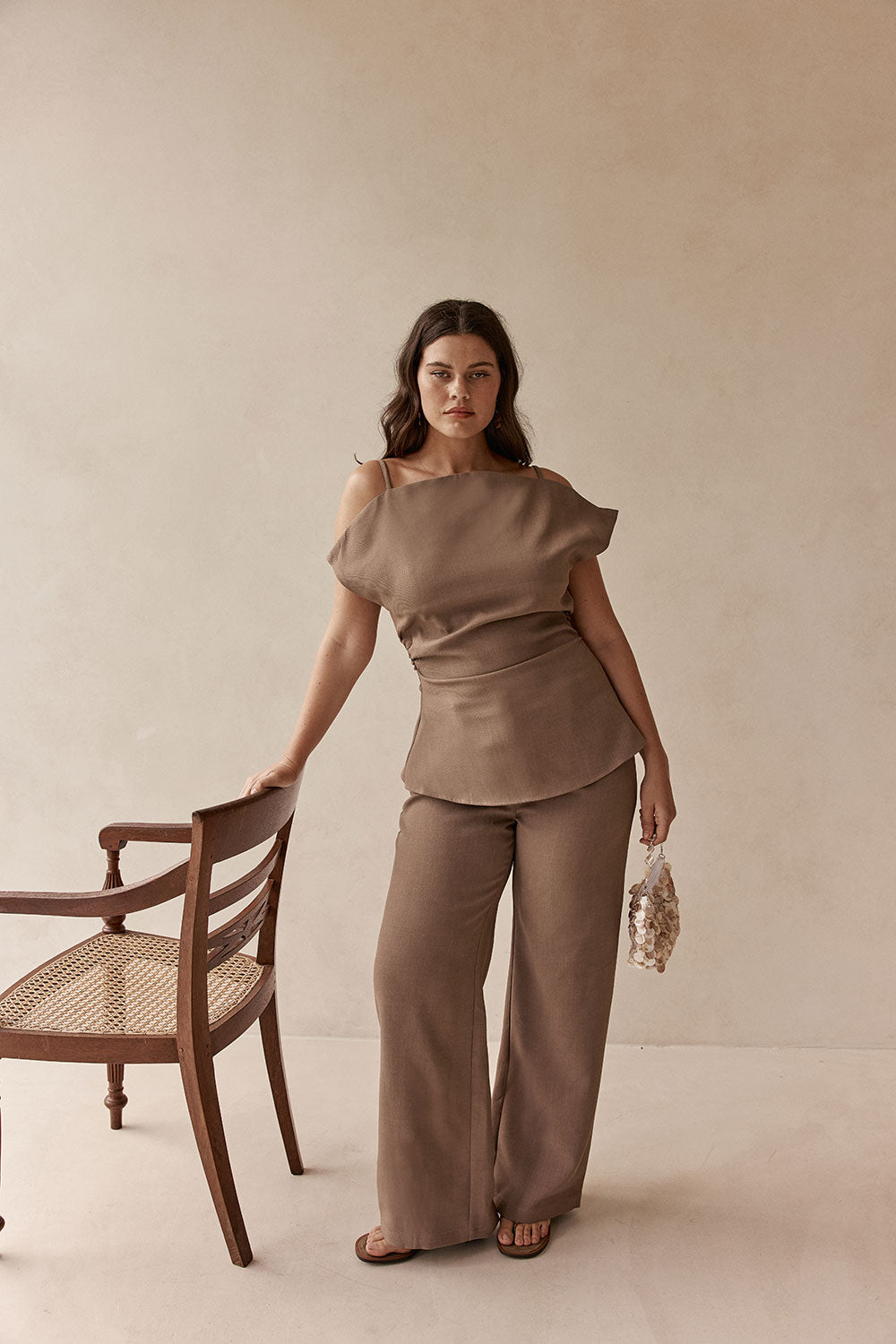 SAMPLE-Naomi Top - Chocolate