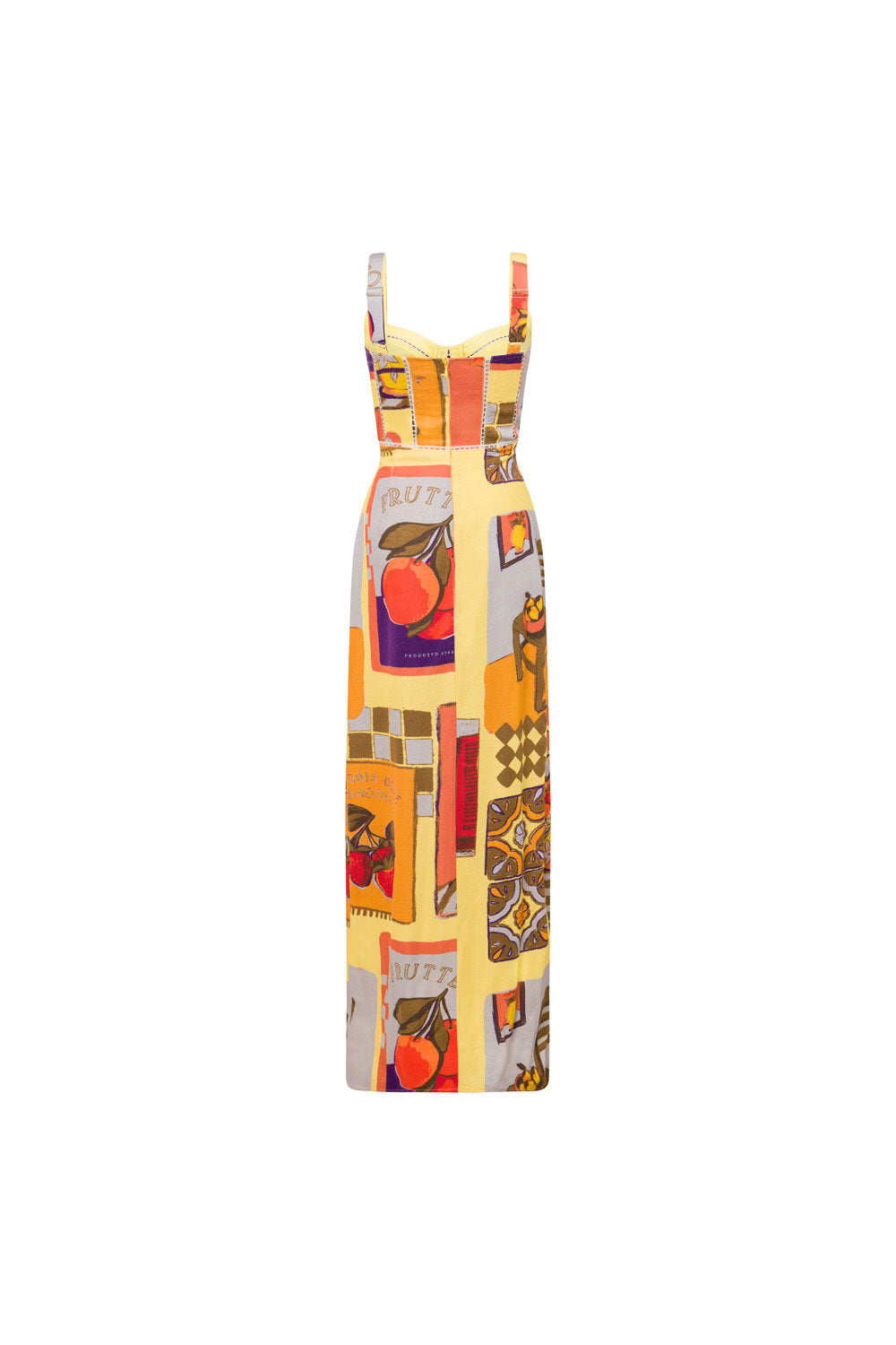 SAMPLE-Milana Dress - Villagio Yellow