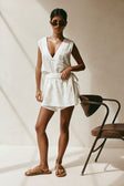Sandy Playsuit - White
