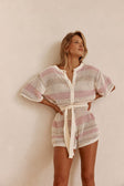 Easton Playsuit - Cream Stripe
