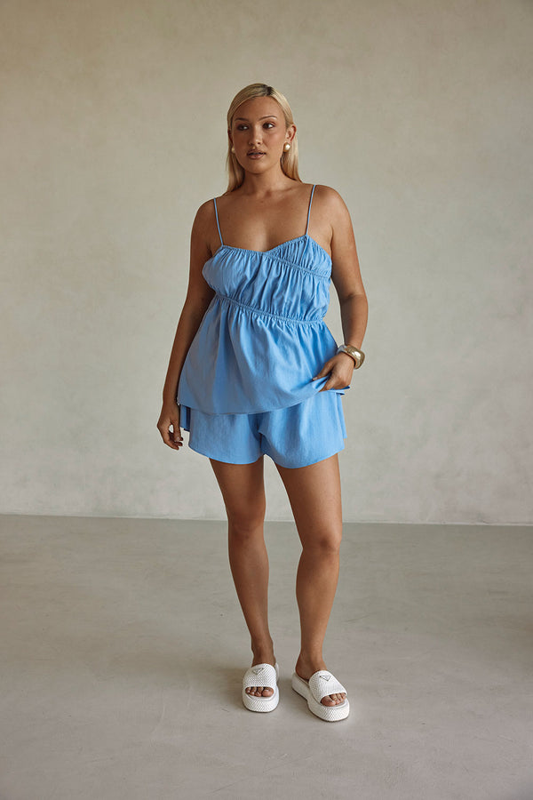 Octavia Top - Blue