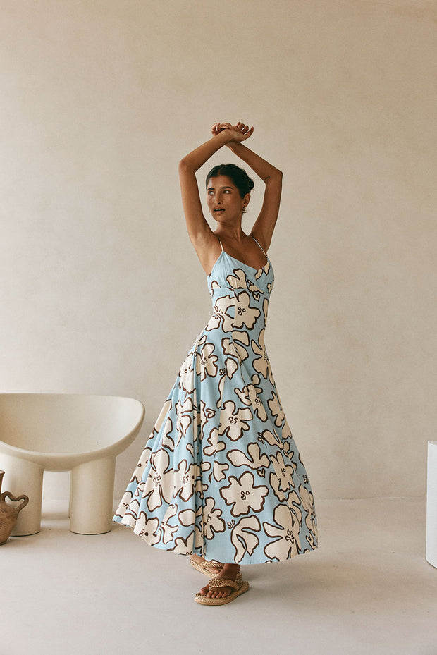 Seme Dress - Outline Floral