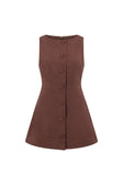 SAMPLE-Graylee Dress - Chocolate