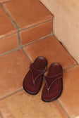 SAMPLE-Anya Sandals - Burgundy