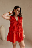 Joslin Dress - Red
