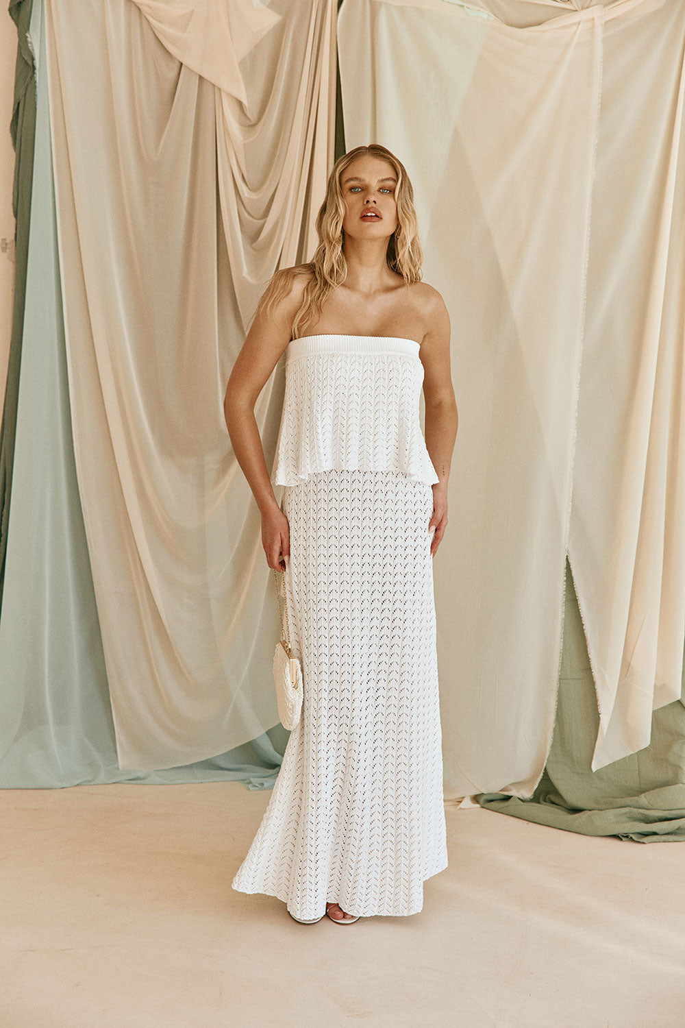 SAMPLE-Maria Dress - White