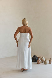 Palais Maxi Dress - White