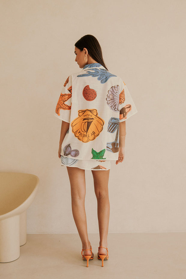 Avery Skirt - By The Sea