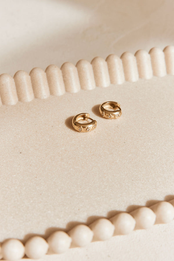 18K Aster Earrings