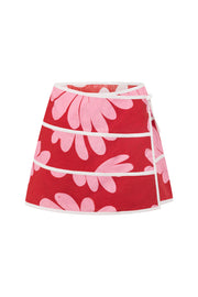 Bowie Skirt - Daisy Red