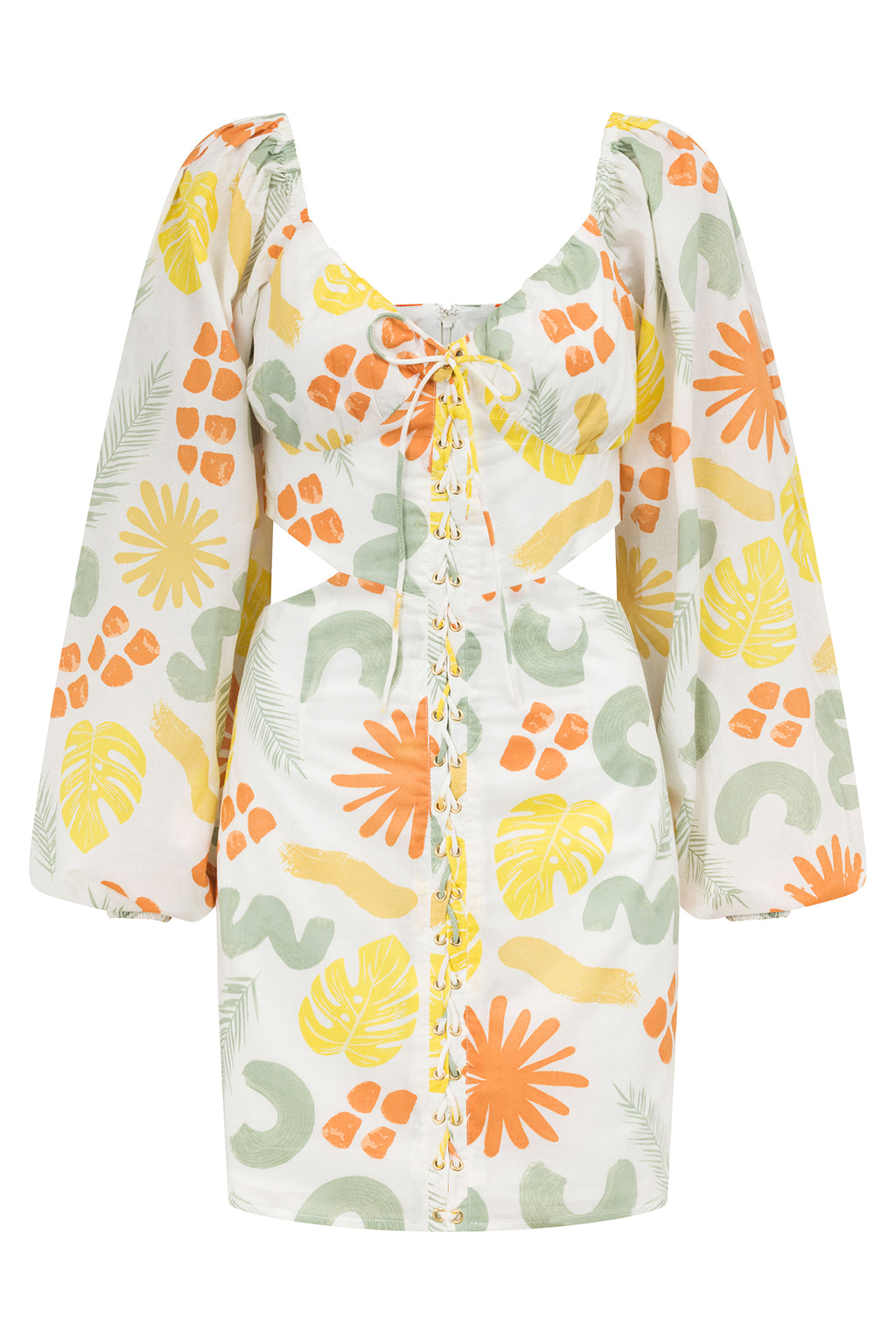SAMPLE-Willa Dress - Desert Leaf