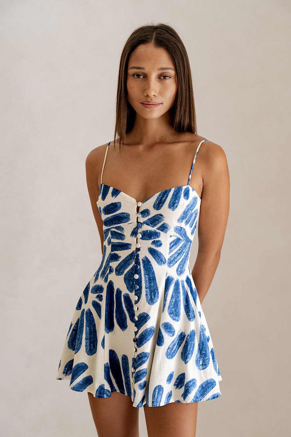 Reese Dress - Brush Petal