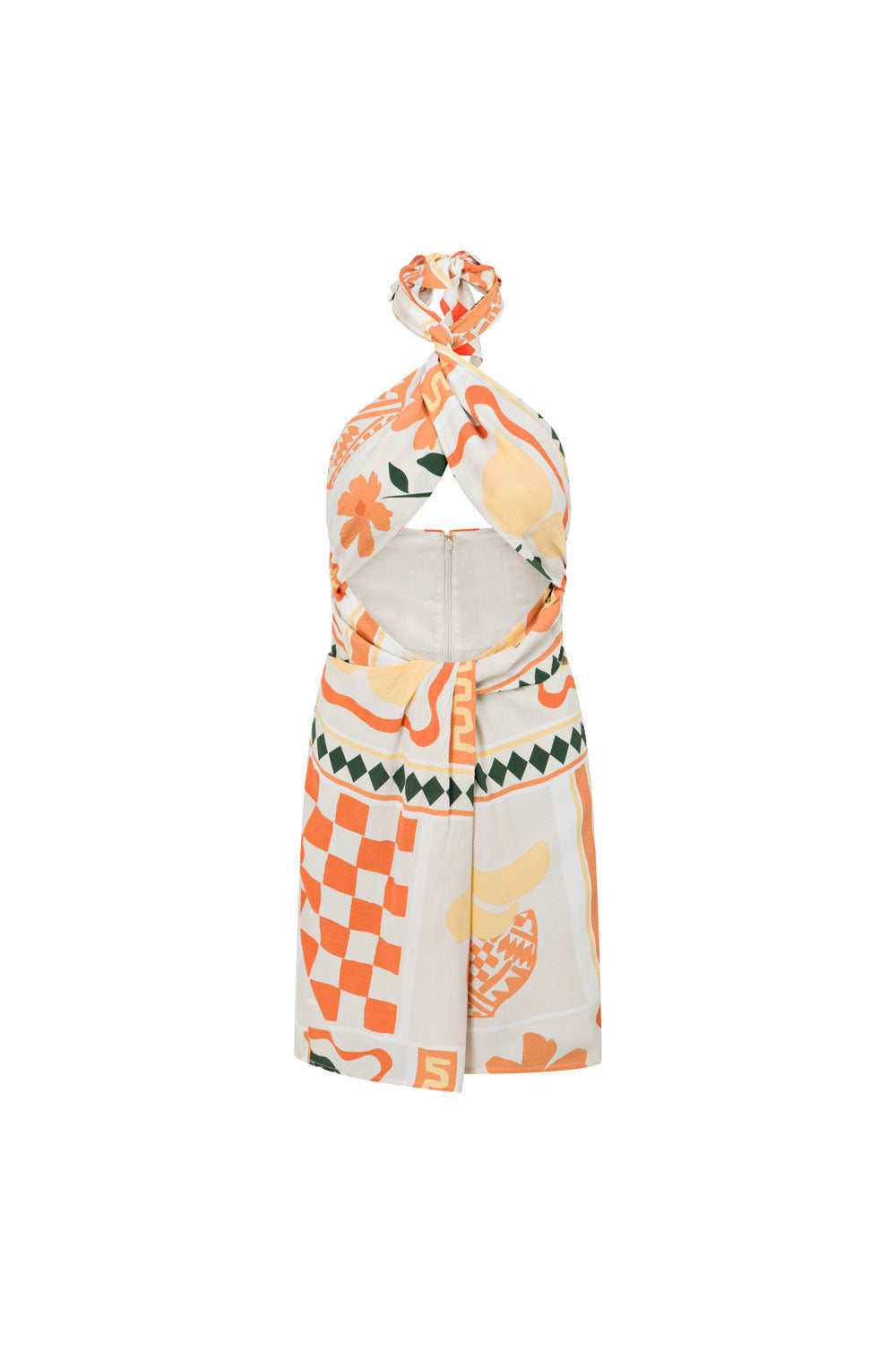 SAMPLE-Nelly Halter Dress - Prego Rossa