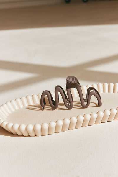 Gaia Claw Clip - Chocolate