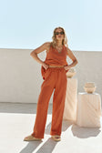 SAMPLE-Dita Pants - Blood Orange