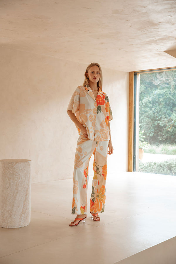 Chey Top - Petal Scarf