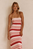 Anya Dress - Pink Stripe