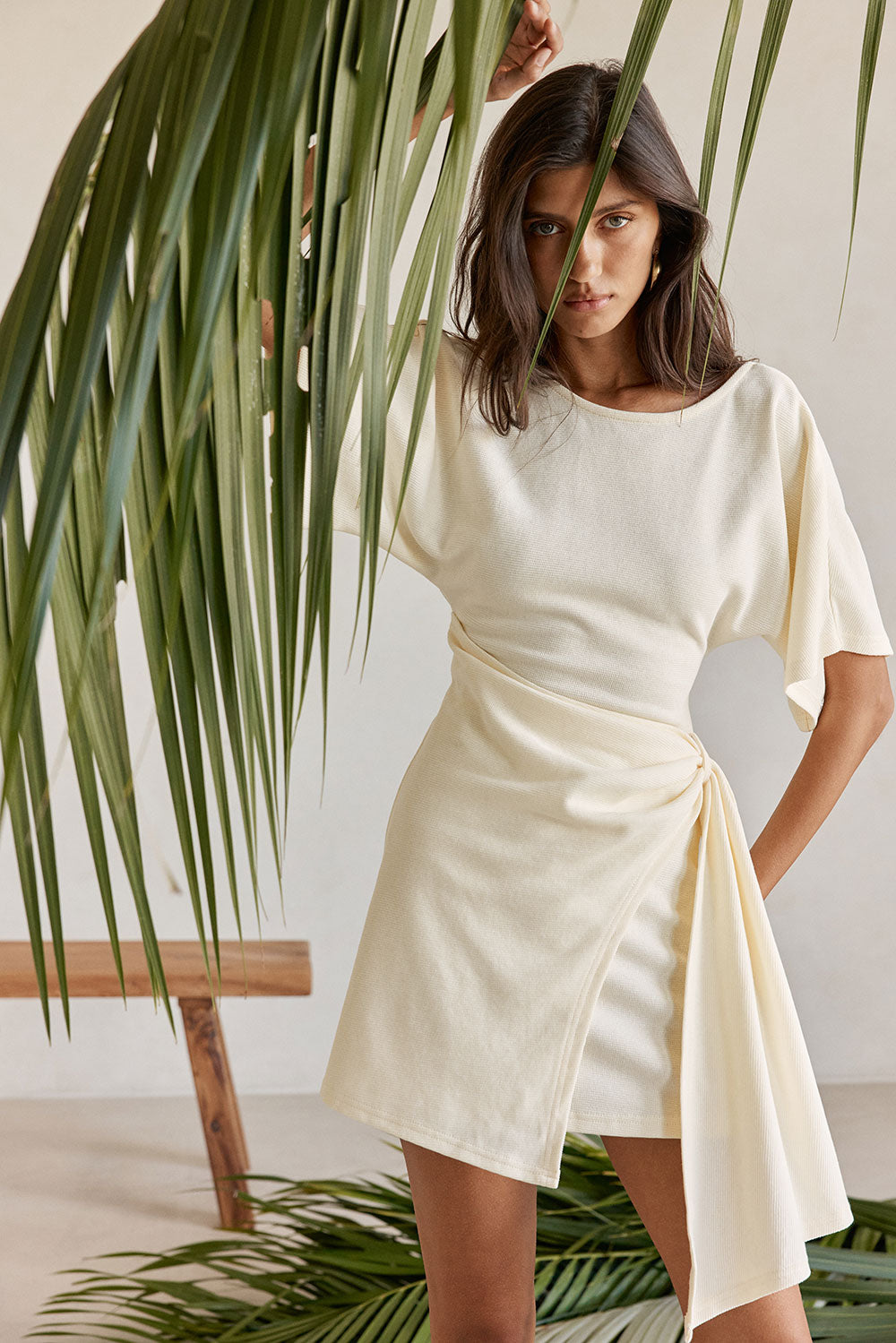 SAMPLE-Lluvia Dress - Butter