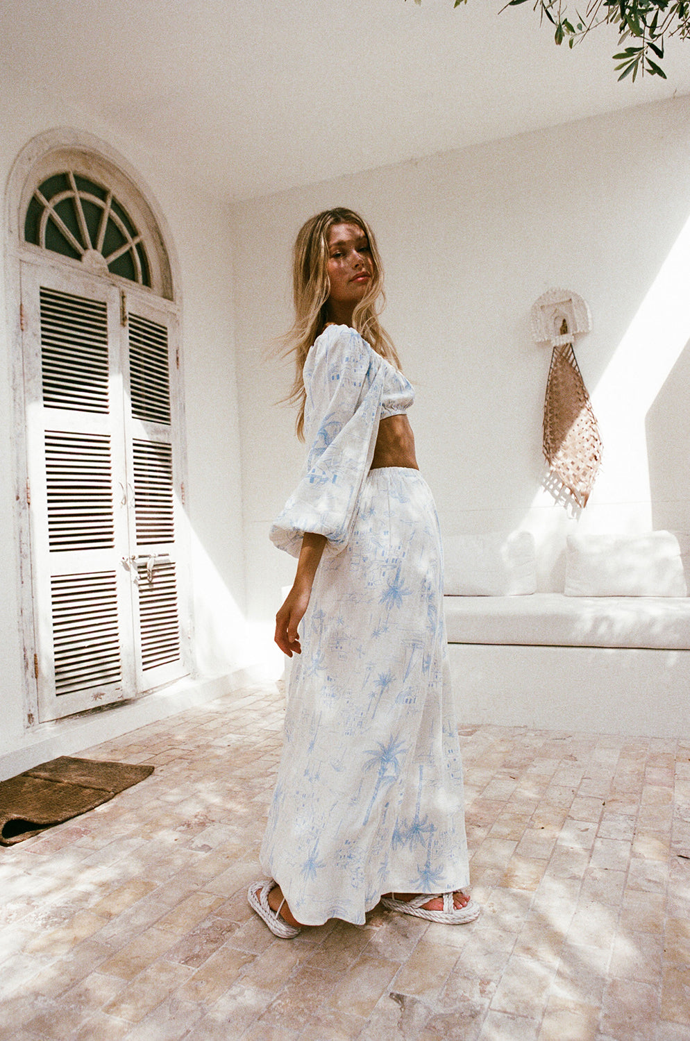 SAMPLE-Jhazelle Skirt - Santorini
