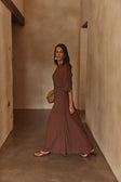 SAMPLE-Eira Dress - Chocolate