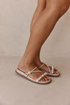 SAMPLE-Indigo Sandals - Beige