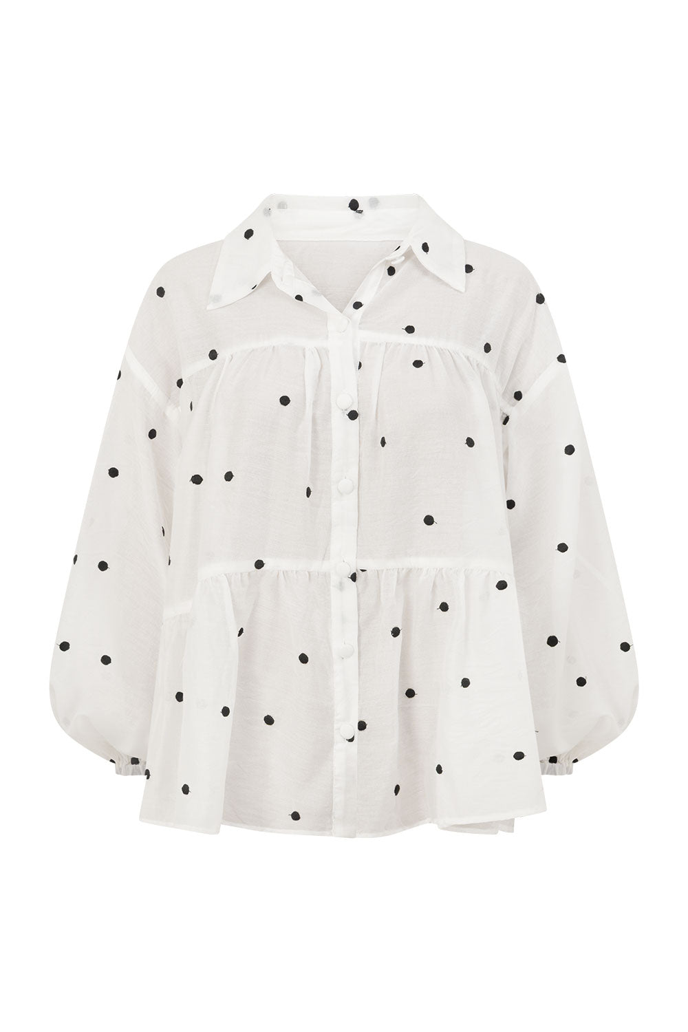 Huxley Top - Coconut Speck