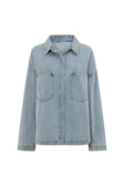 SAMPLE-Poet Denim Jacket  - Light Blue