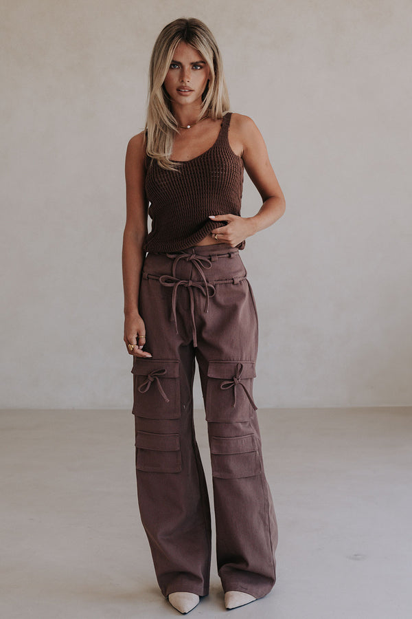 Jaicee Pants - Chocolate