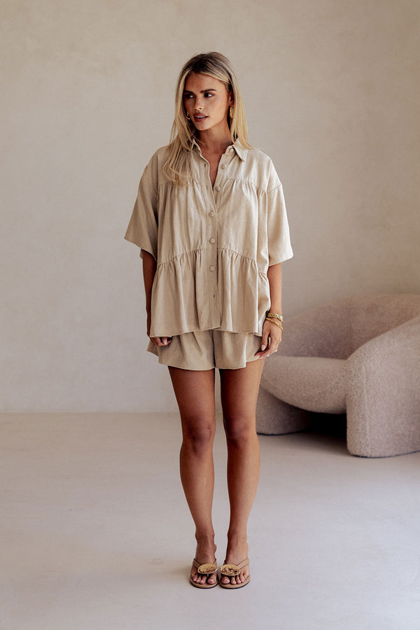 Luna Top - Beige