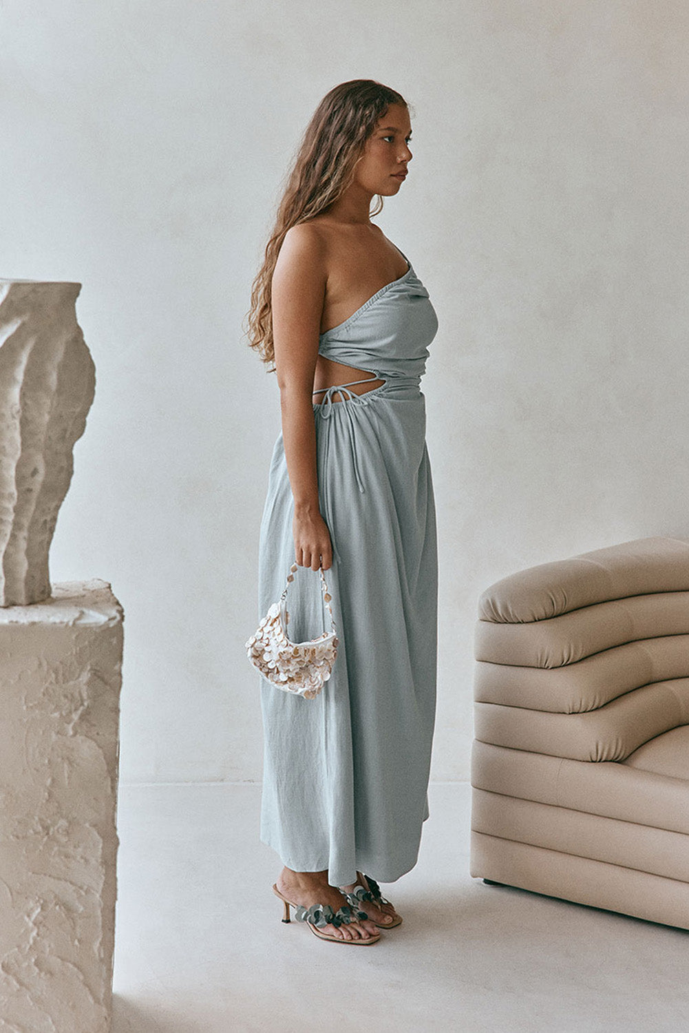 Mahya Dress - Blue