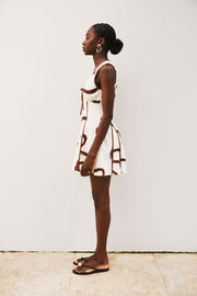 Alfresco Dress - Marbled Mocha