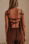 SAMPLE-Kinsley Jumpsuit - Chocolate