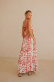 SAMPLE-Eliska Dress - Shoreline Red