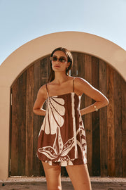 River Playsuit - Painted Tiles