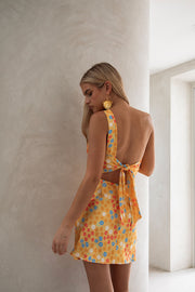 Jolene Dress - Azalea Tropical