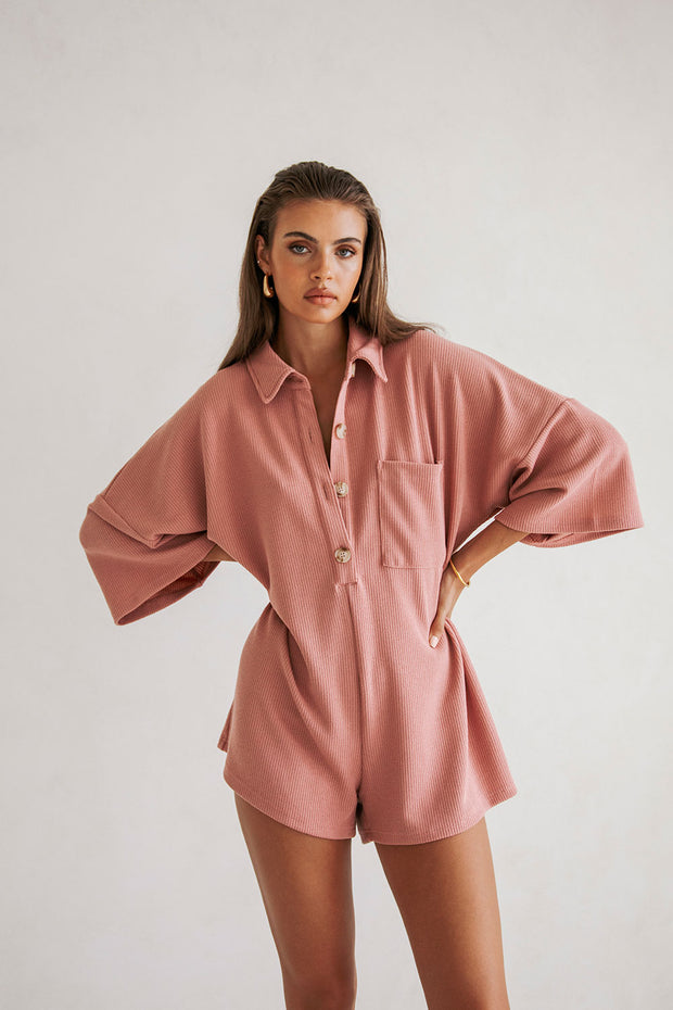 Milena Playsuit - Clay