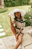 Quinn Stripe Top - Tan