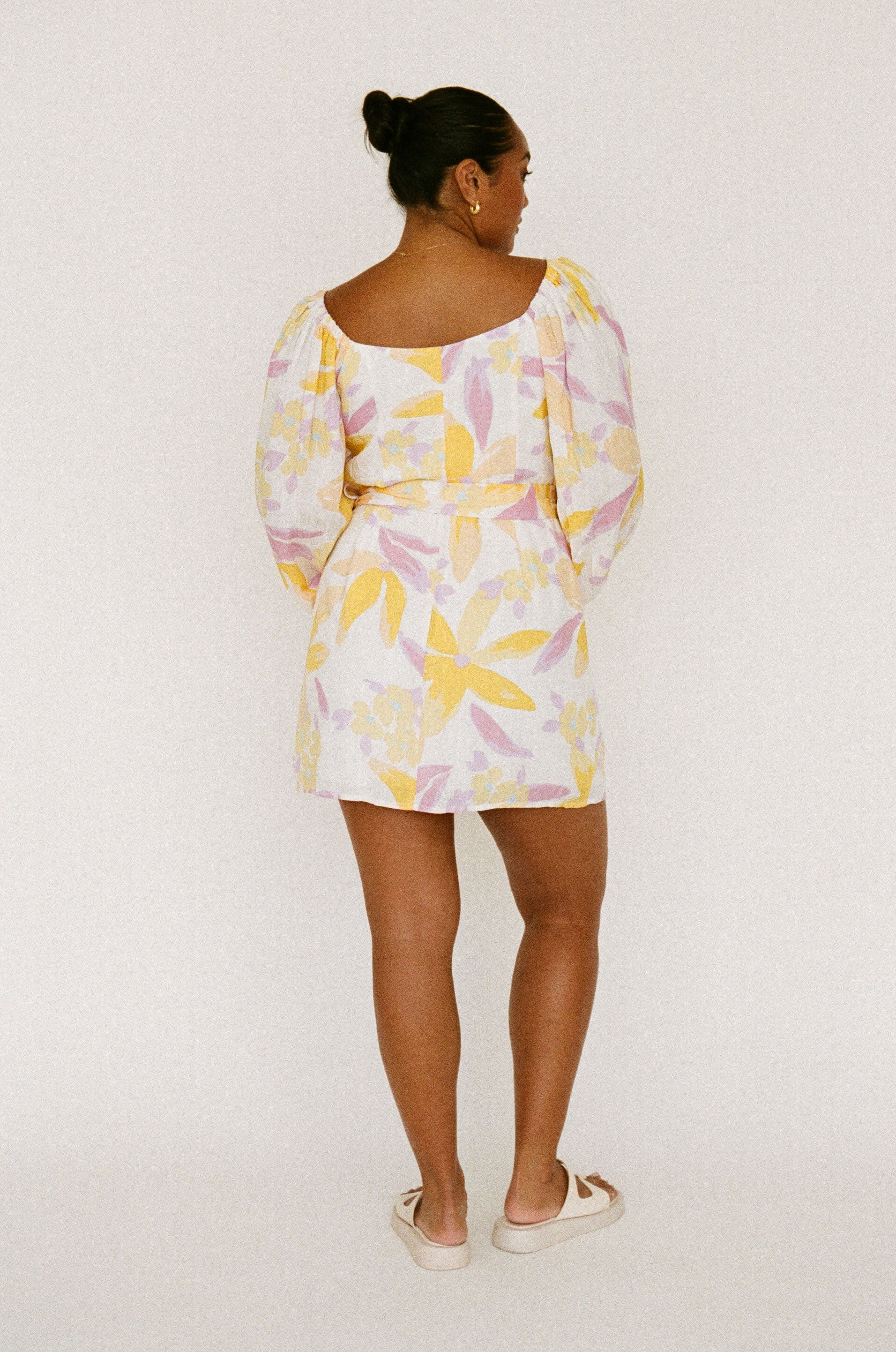 SAMPLE-Kona Wrap Dress - Paradise Floral