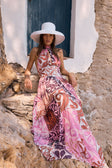 Margot Pleated Dress - Mosaica